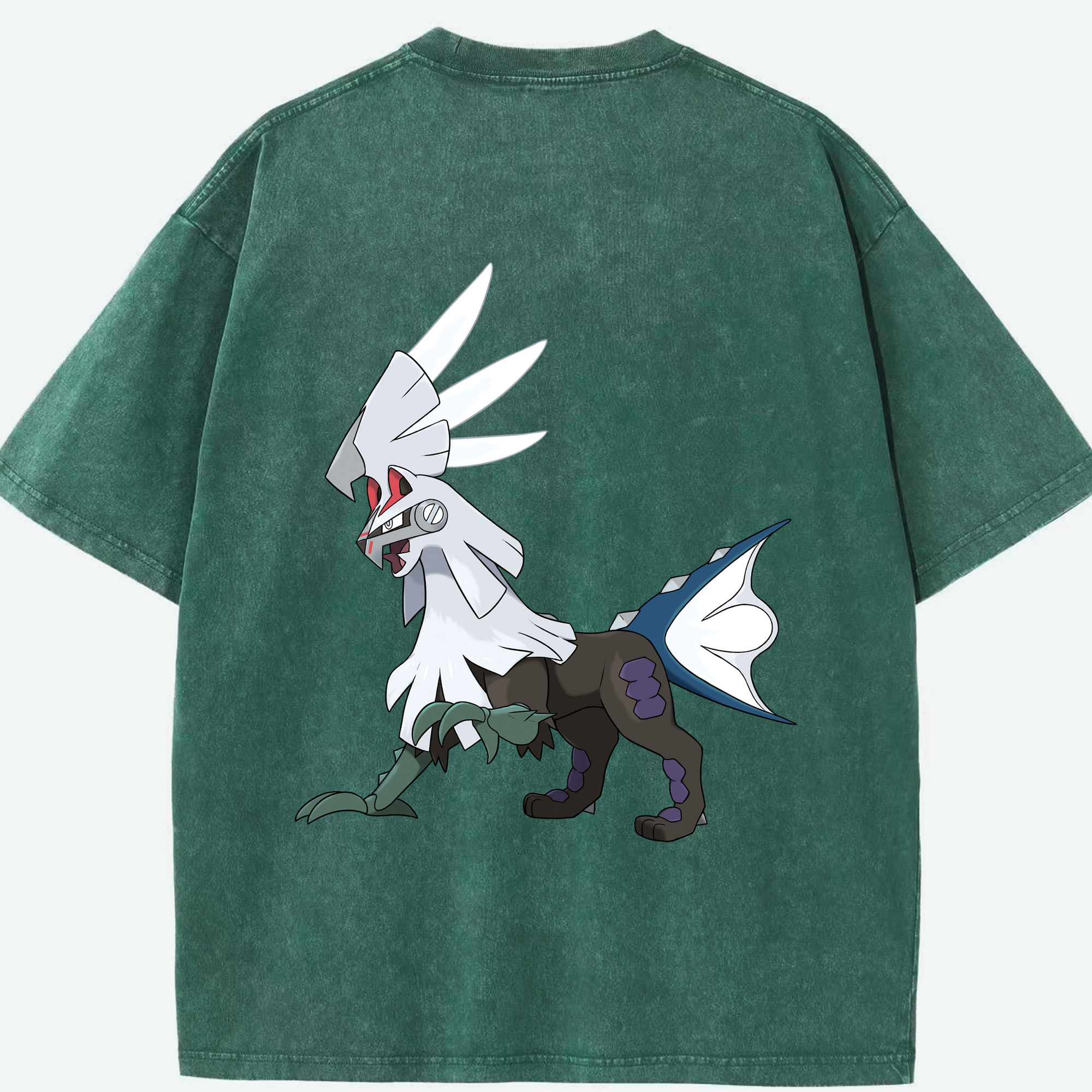 （画像用） ポケットモンスター Pokémon 綿100% ヴィンテージ風 半袖Tシャツ（背面プリント）